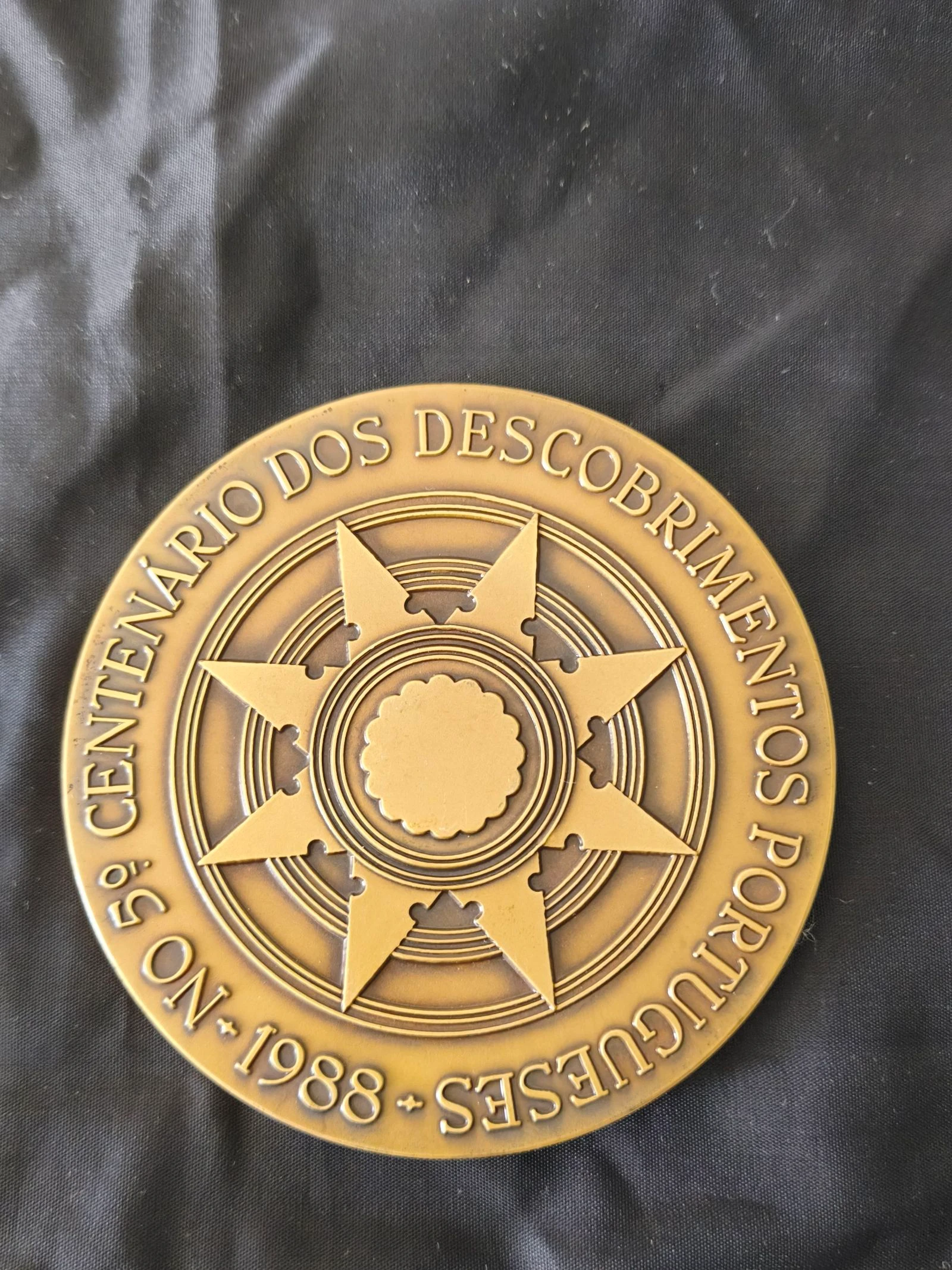 Medalha comemorativa da Torre de Belém em Lisboa, Portugal.